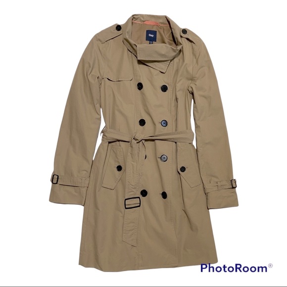 GAP Women’s Trench Coat NWOT Size XS - Picture 4 of 14